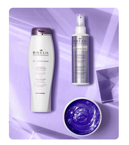 Purple Shampoo Silver Blonde Or Highlighted Hair 8.45 oz Shampoo