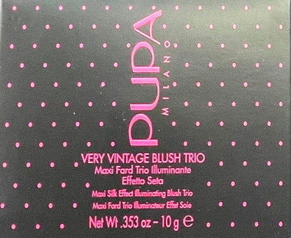 Reflection Beauty Supply Pupa Milano Blush Very Vintage Trio Peach Celebrity #01 Makeup