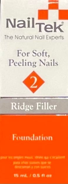 Ridge Filler Foundation 2 Nail Tek For Soft, Peeling Nails 0.5 oz Nail Care