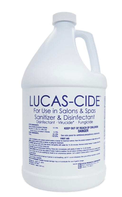Sanitizer Lucas Cide Disinfectant Blue Concentrate 1 Gallon Health & Beauty