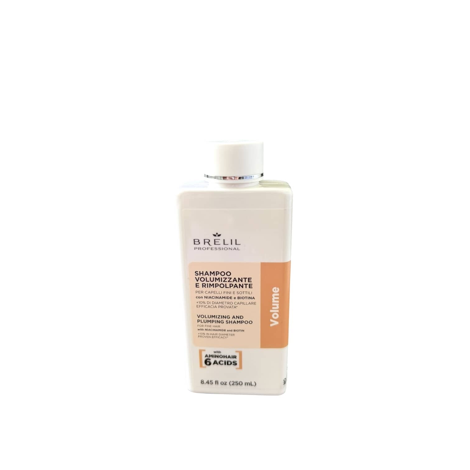 Volume & Plump Hair With Amino & Bitotin Brelil Shampoo, Mask & Serum For Fine & Thinning Hair
