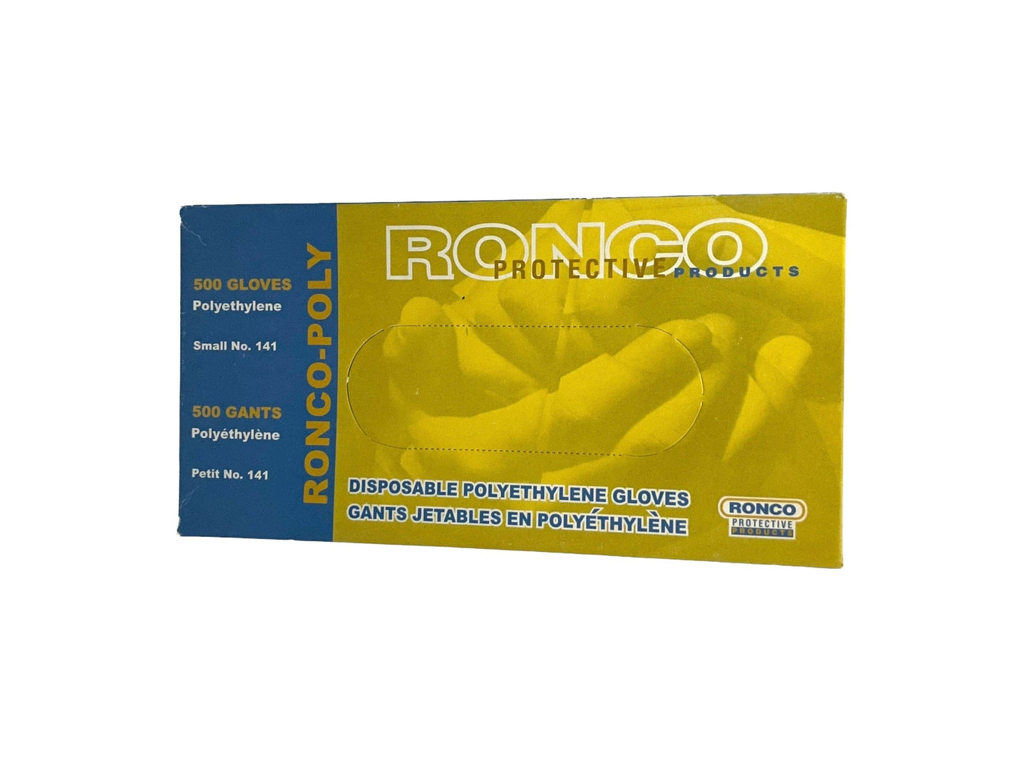 Disposable Gloves Ronco-Poly Small 500 pk Disposable Gloves