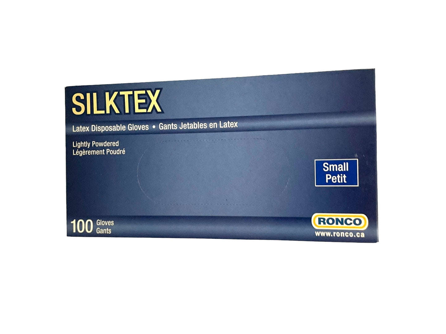 Disposable Gloves Silktex Latex Lightly Powdered Small 100 pk Disposable Gloves