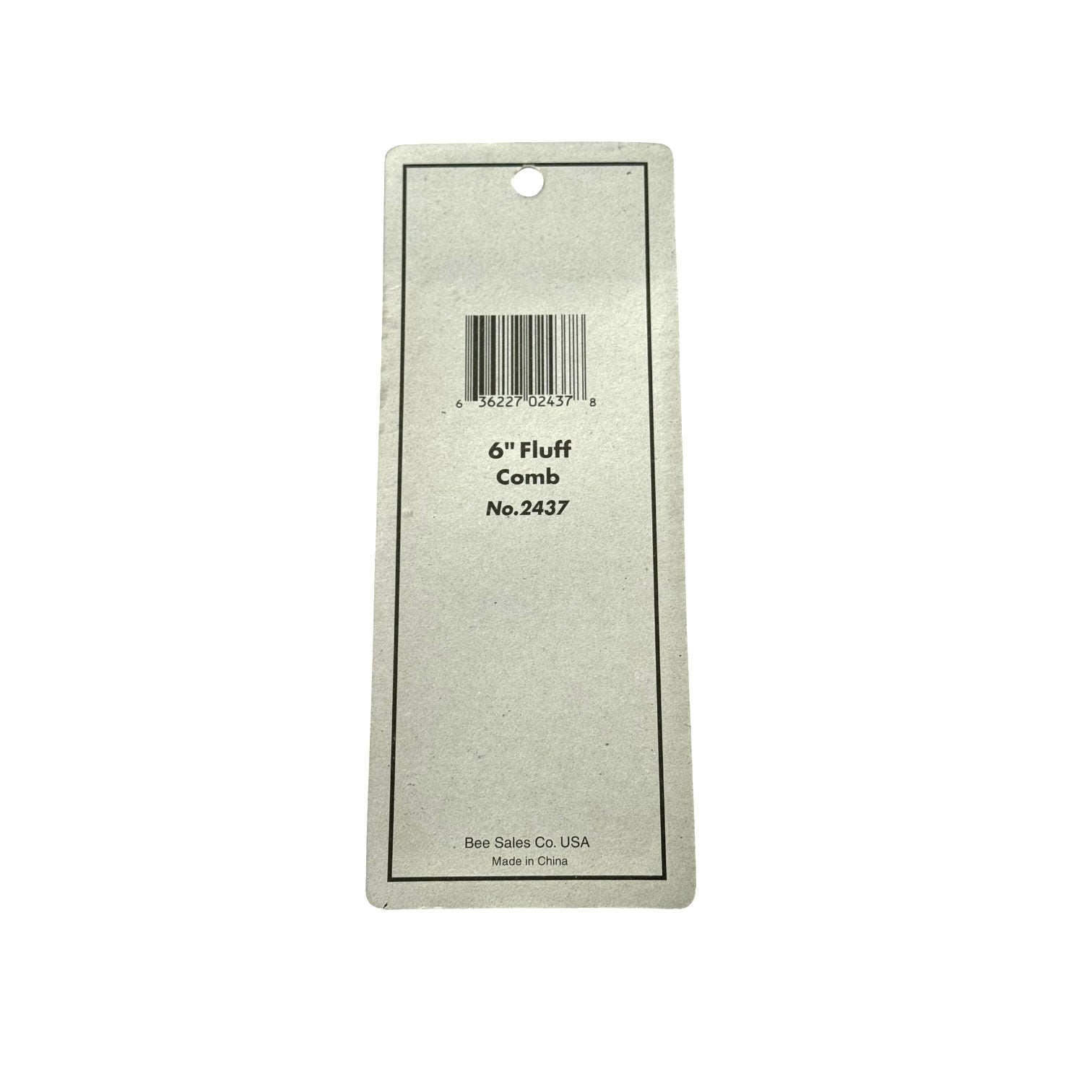 Styling Comb 6" Fluff Comb Comb