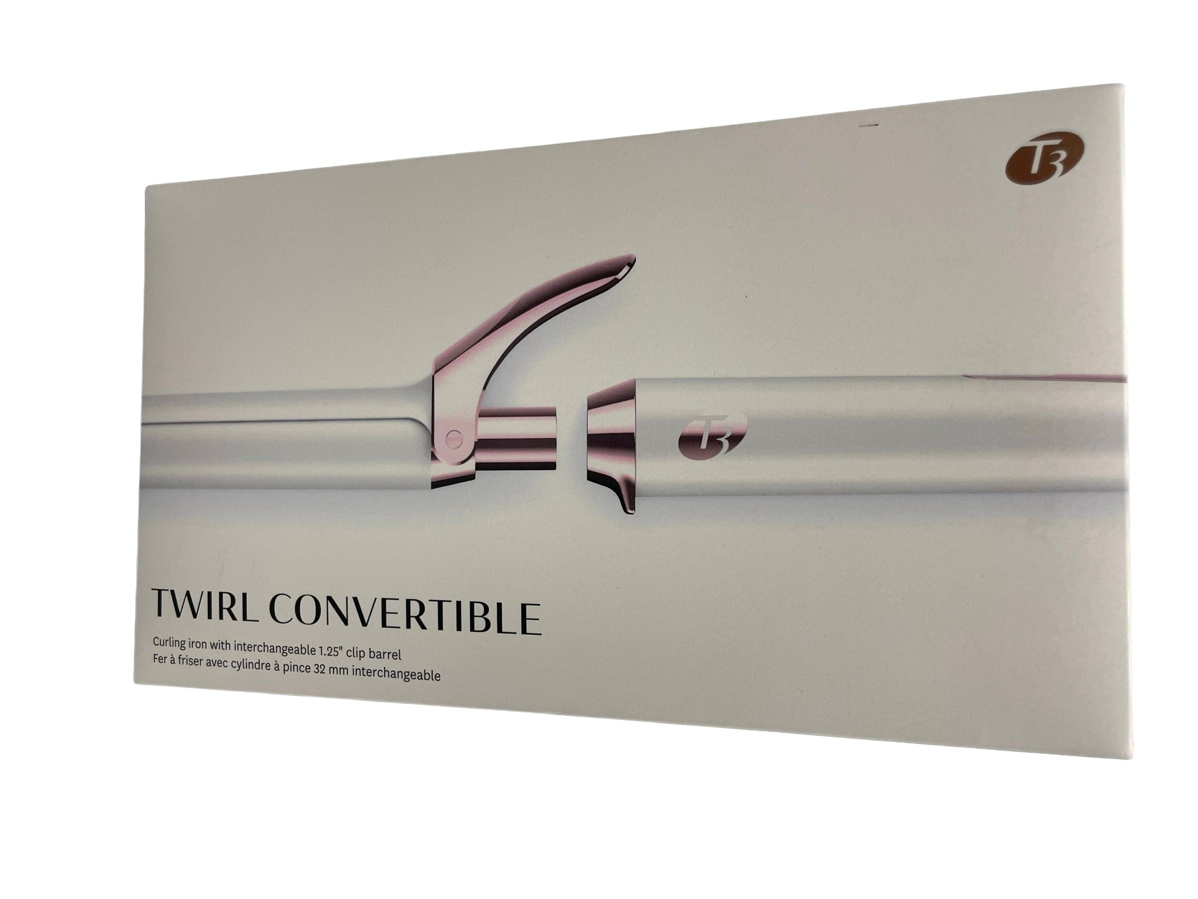 T3 Micro Twirl Convertible Ceramic Curling Iron 1.25 Clip Barrel Reflection Beauty Supply