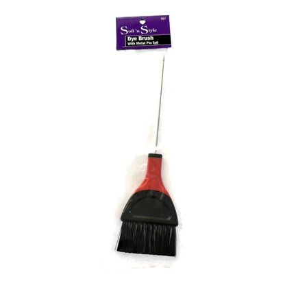 Tint & Bleach Brush With Metal Pin Tail 3" Wide Tint Brush