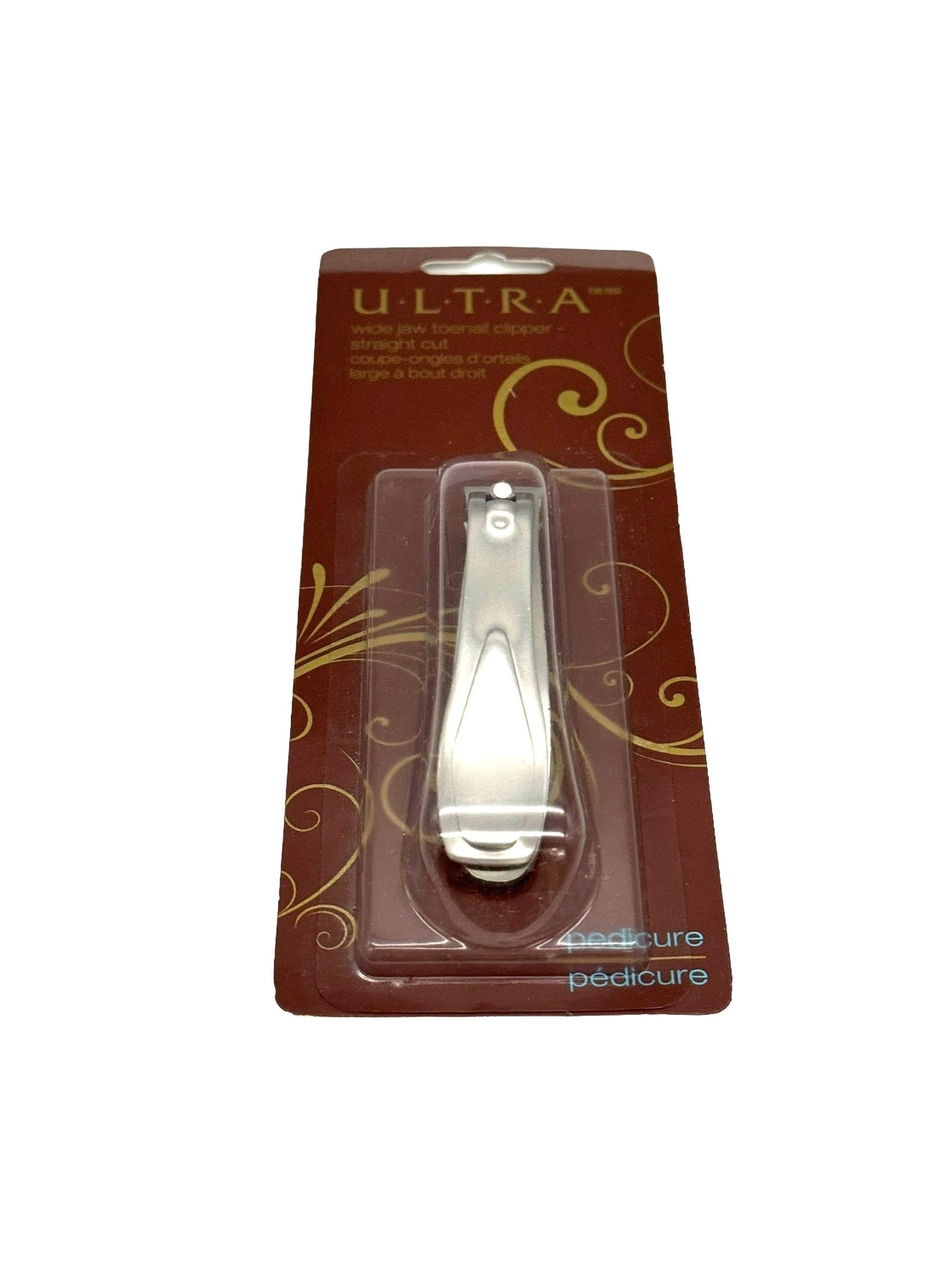 Toenail Clipper Wide Jaw Stainless Steel Straight Cut