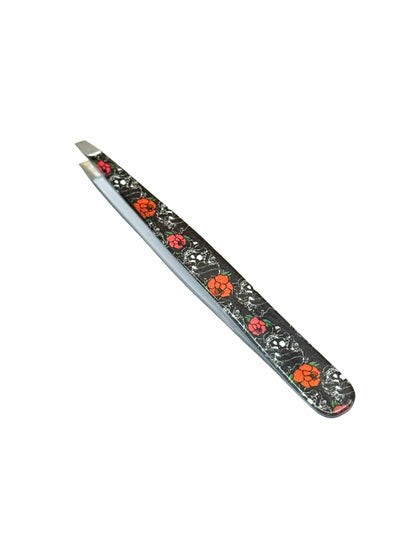 Tweezers Stainless Steel Slant Tip Tattoo Designer Tweezers