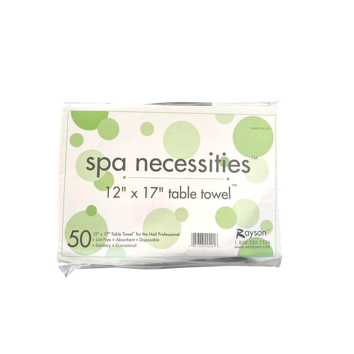 Disposable Table Towels 12" x 17" Salon Nail Prof Spa Necessities 50PK Nail Table Cover