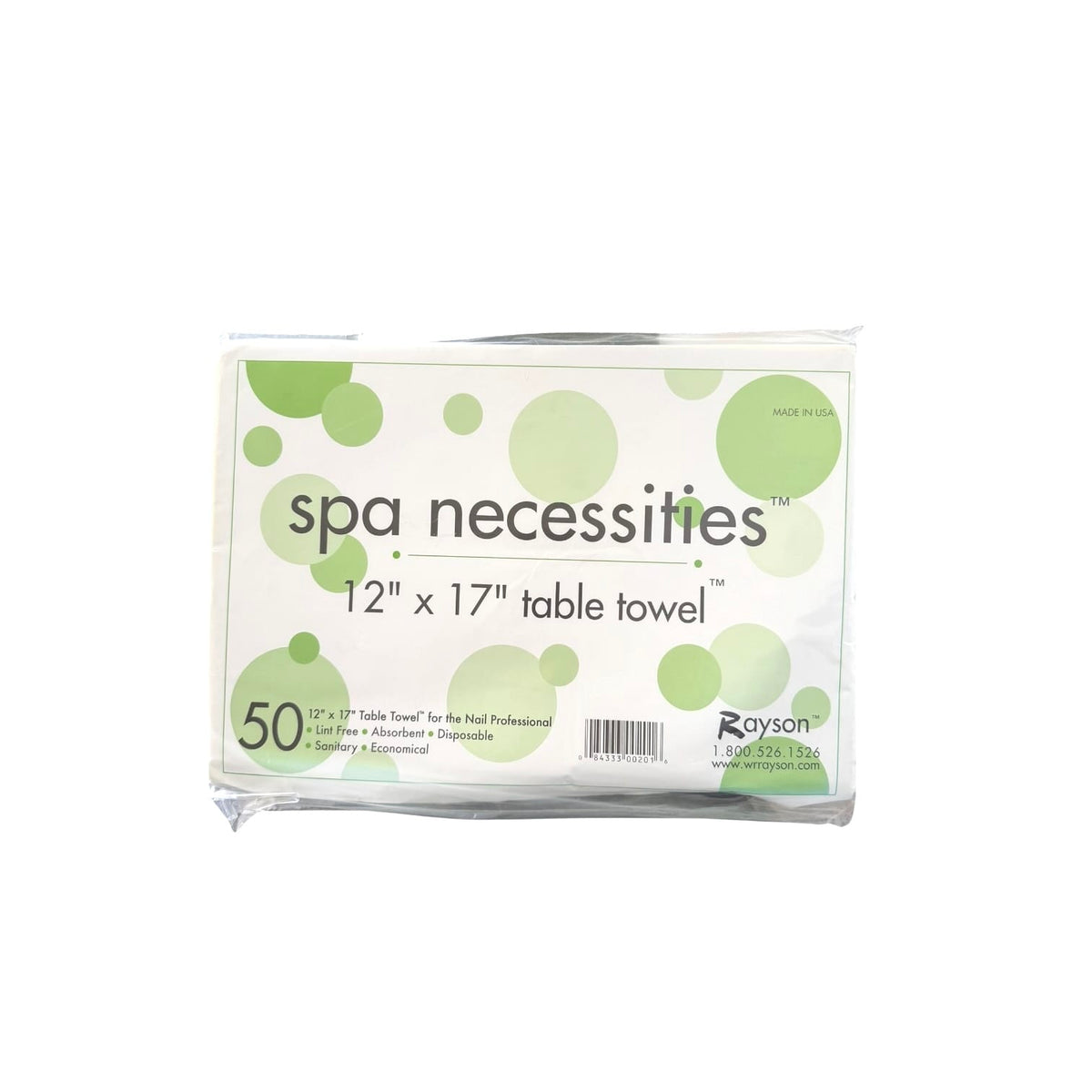 Disposable Table Towels 12" x 17" Salon Nail Prof Spa Necessities 50PK Nail Table Cover