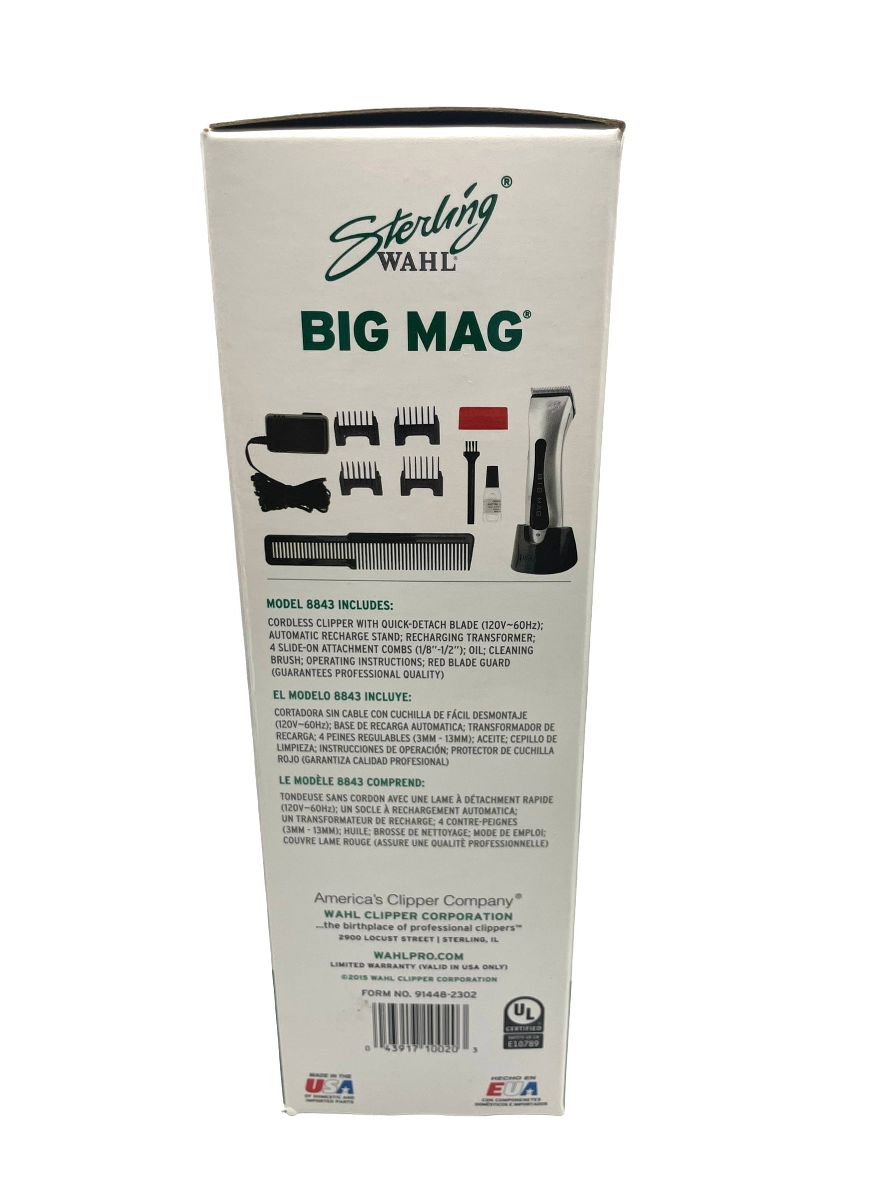 Wahl Sterling Big Mag Cordless Clipper #8843