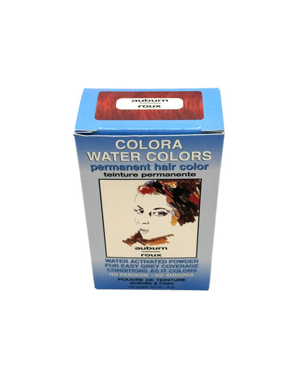Water Colors Permanent Powder Hair Color Auburn 0.2 oz By Colora Hair Color