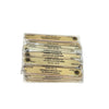 Wood Cushioned Hygienic Manicure & Pedicure Long File 25pk